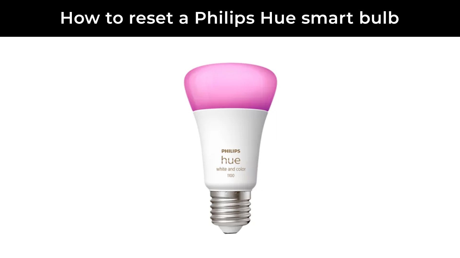 Miniatura de vídeo de como redefinir as lâmpadas Philips Hue