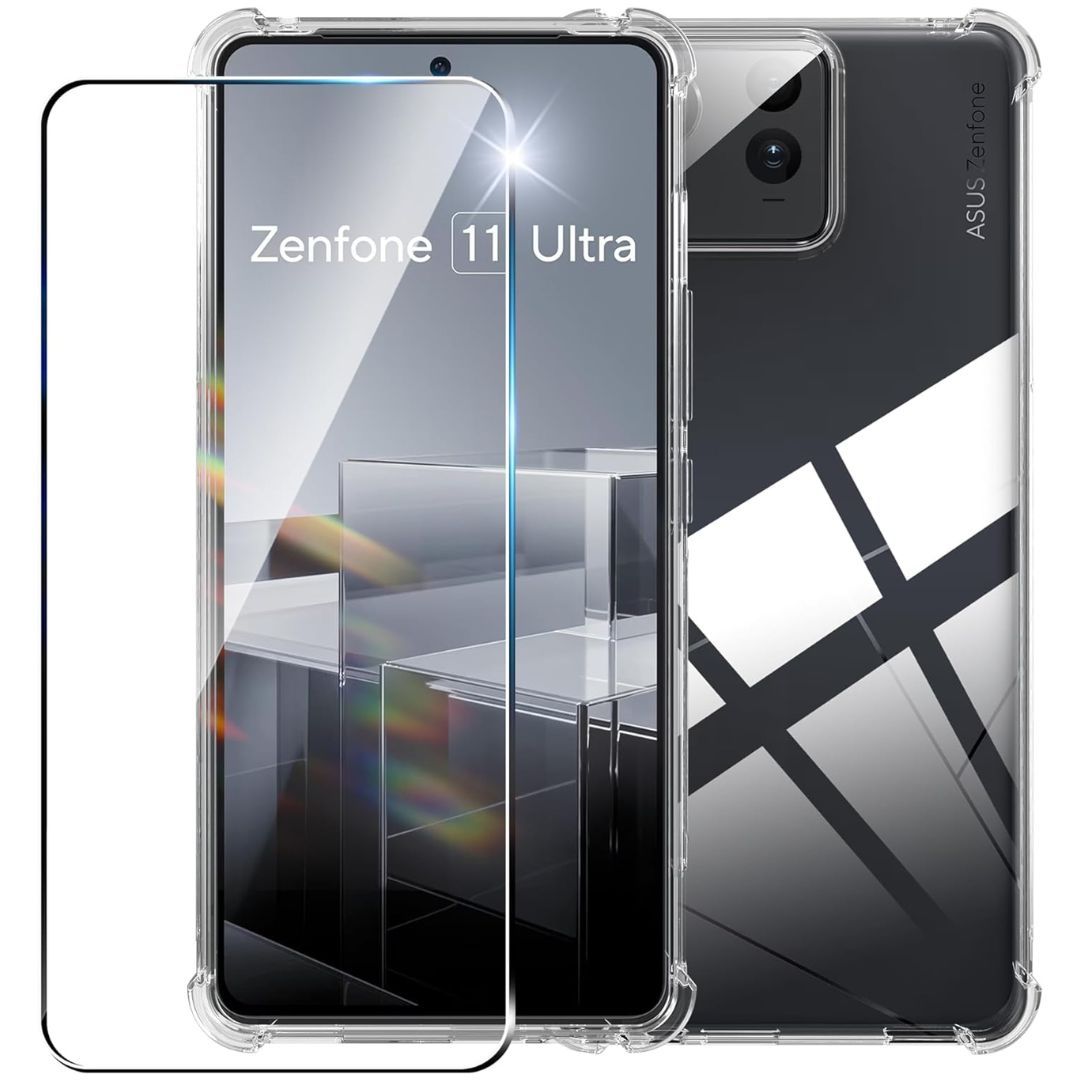 Asus Zenfone 11 Ultra com protetor de tela e capa