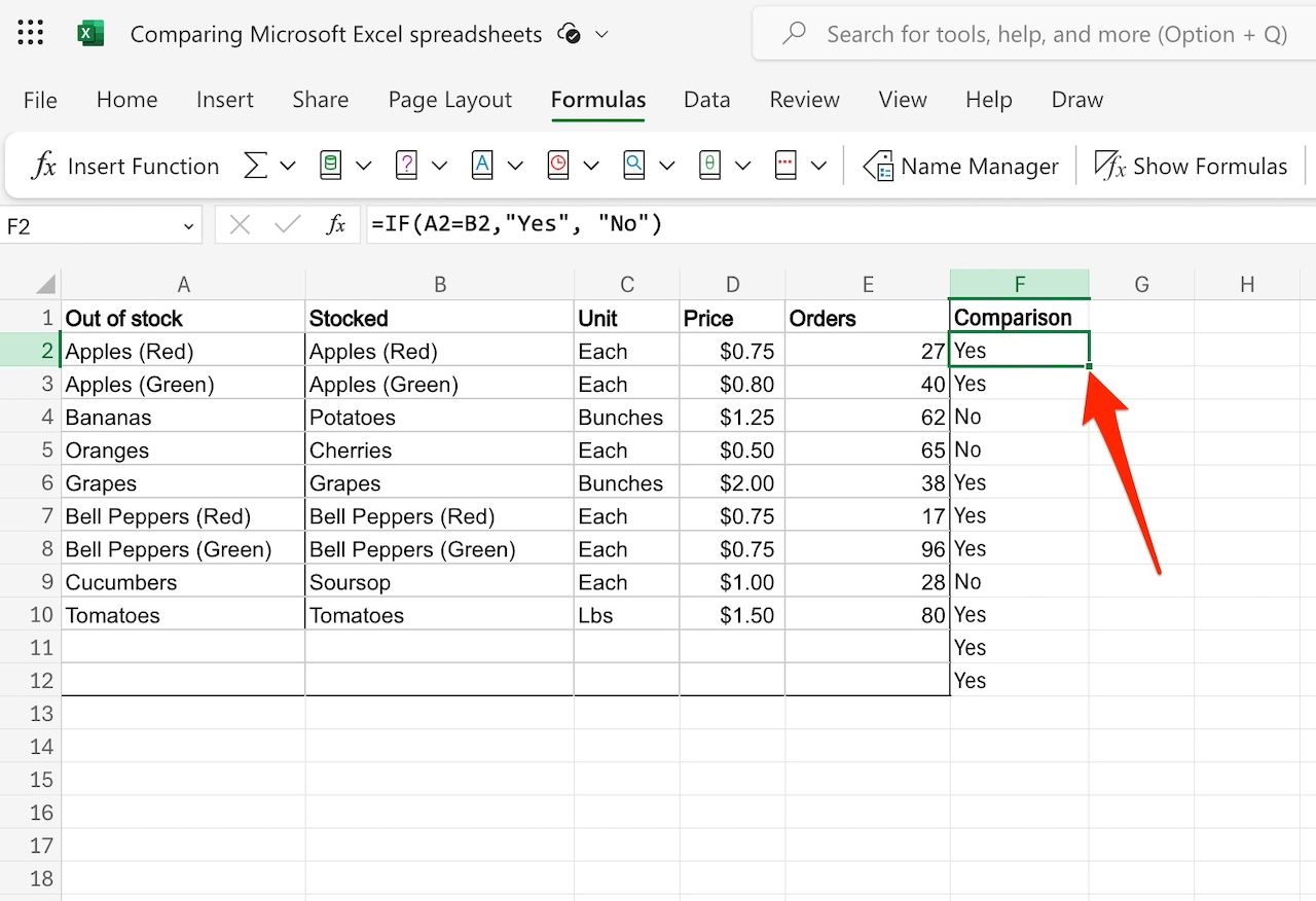 Arrastar células do Excel para aplicar valores simultaneamente