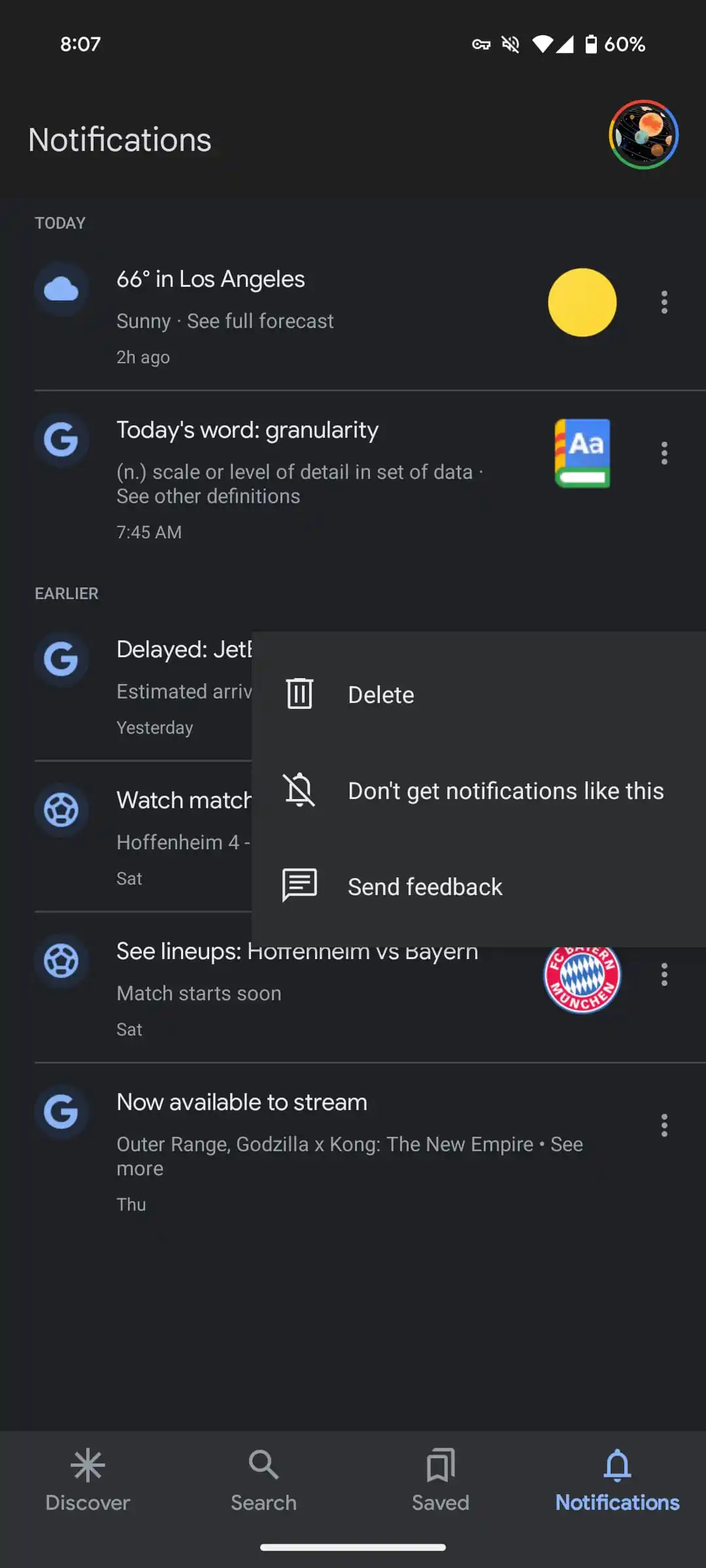 Guia Notificações de aplicativos do Google 95-2