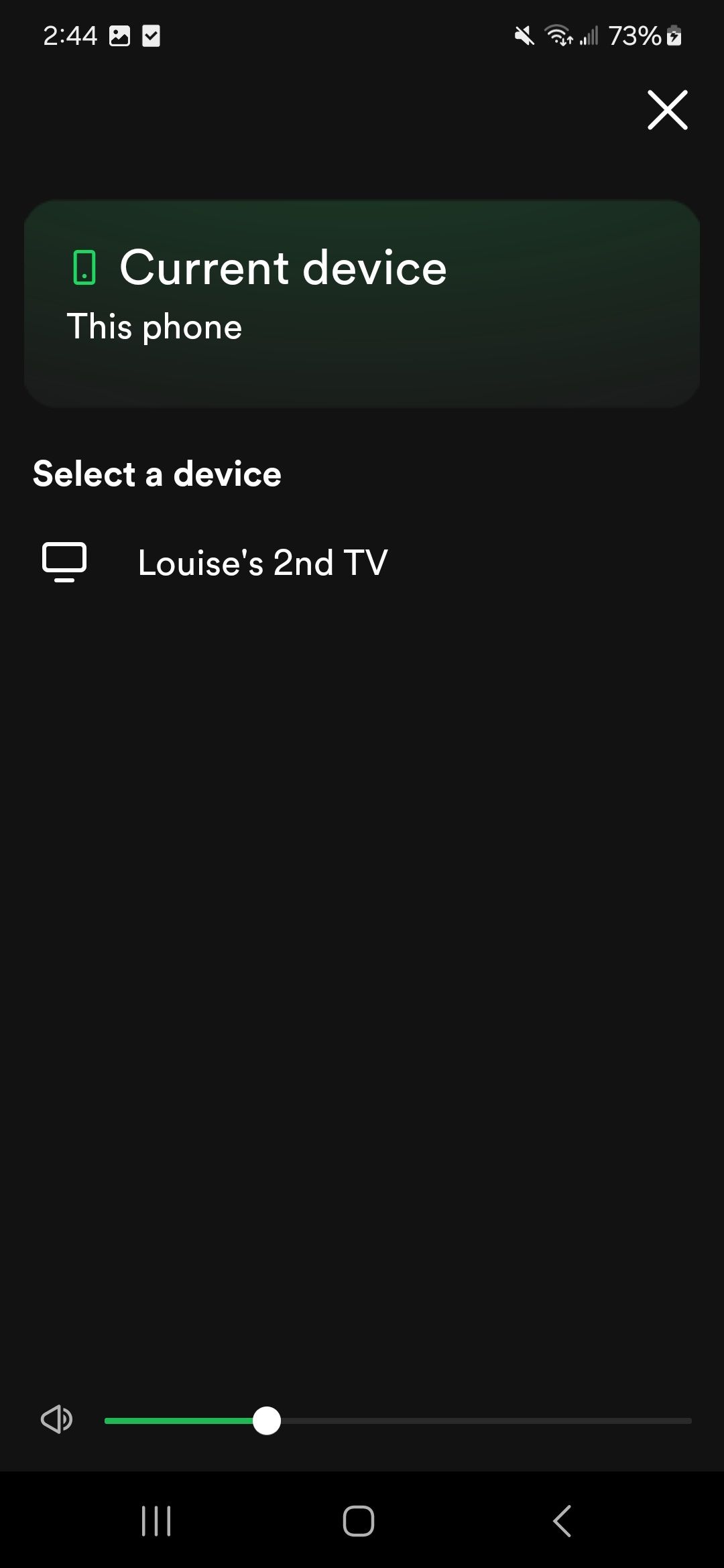 dispositivo atual e selecione uma página de dispositivo no aplicativo Spotify para Spotify Connect