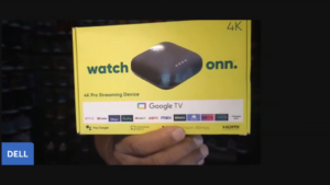 A caixa Onn 4K Pro Google TV do Walmart parece o Chromecast aprimorado que nunca tivemos