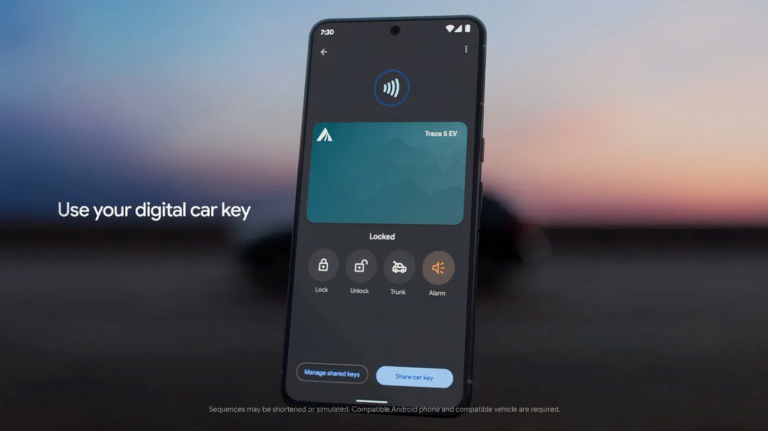 As chaves digitais do carro do Android estão fazendo uma grande expansão nos Minis