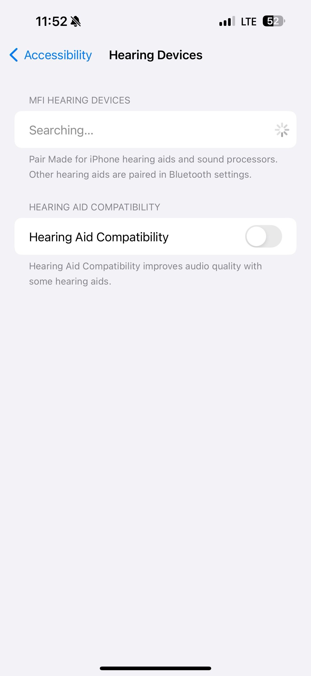 Conecte-se a aparelhos auditivos no iPhone