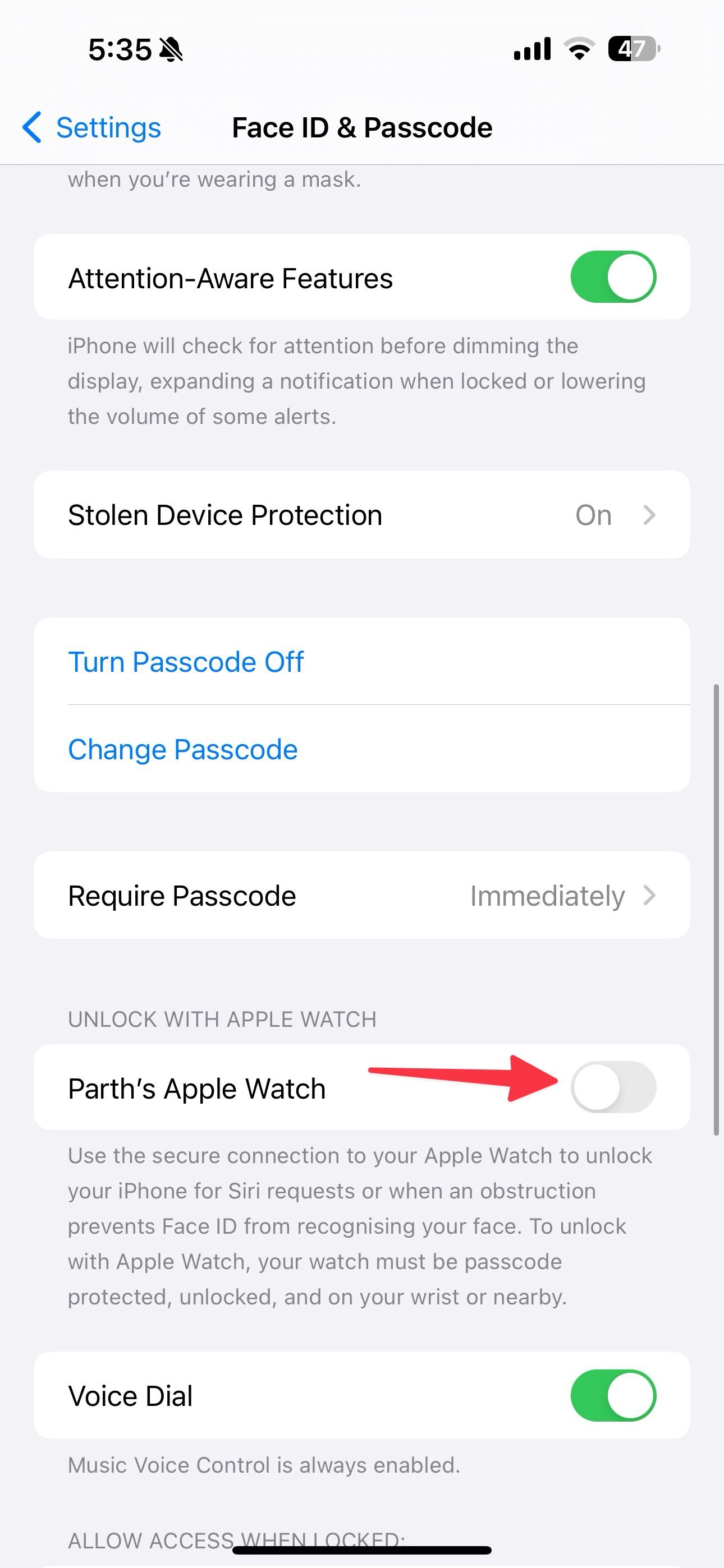 desbloquear iPhone com Apple Watch