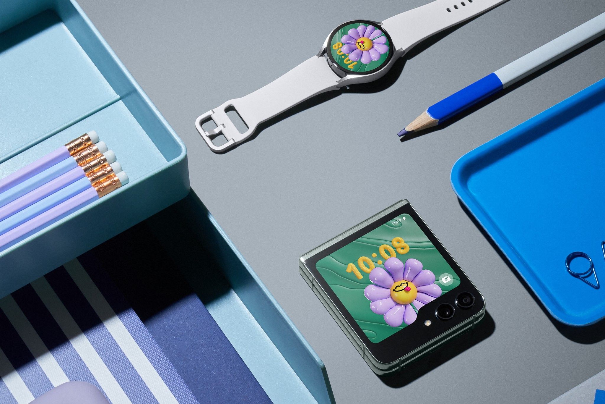 Samsung Galaxy Watch 6 e Galaxy Z Flip 5