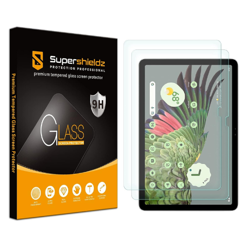 Supershieldz Glass Protector embalado e instalado