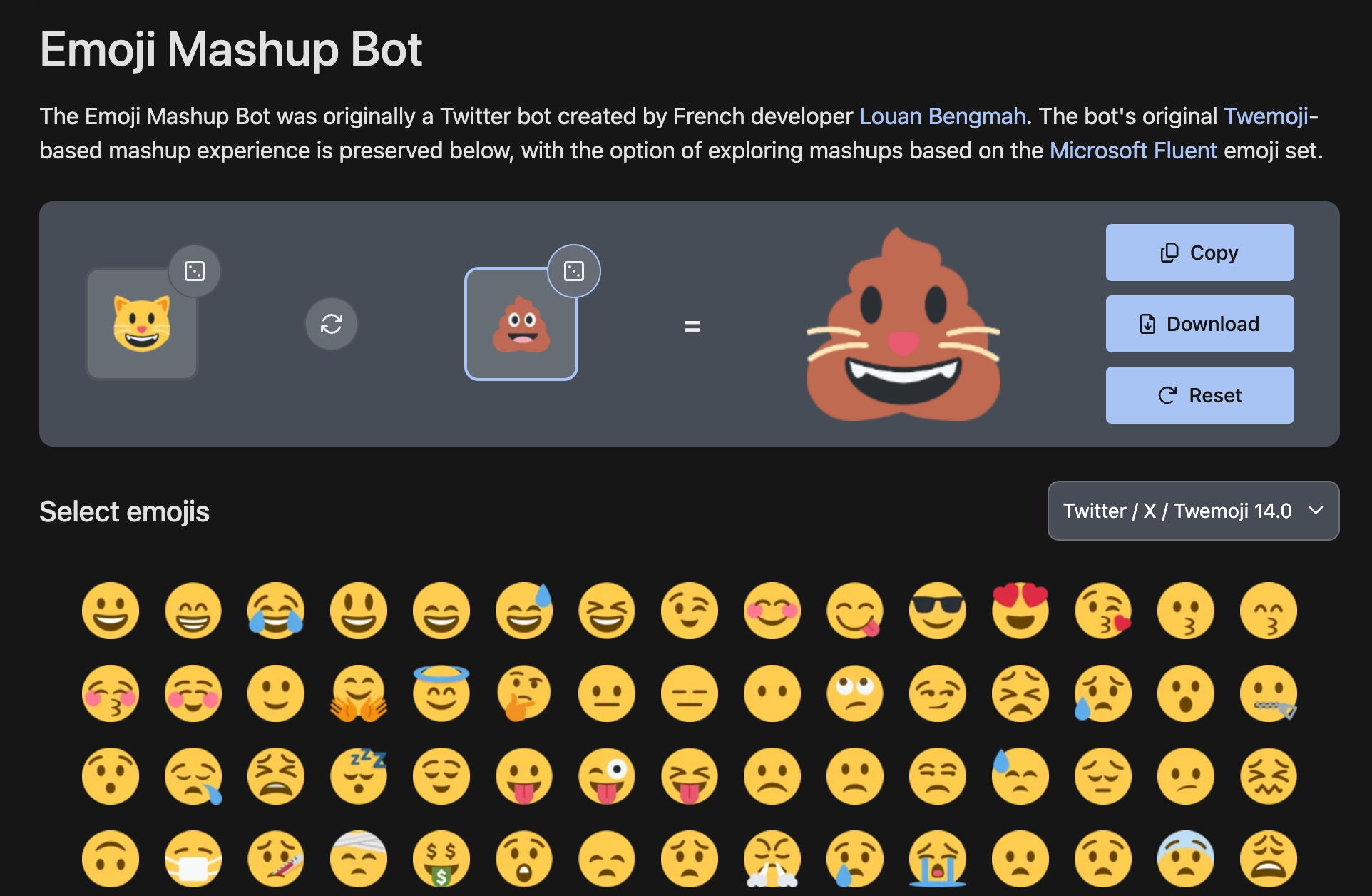 Bot de mashup de emojis