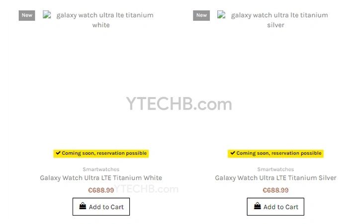Preço do Galaxy Watch Ultra vazado