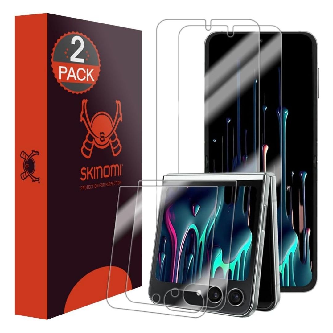 Skinomi TechSkin para Galaxy Z Flip 6