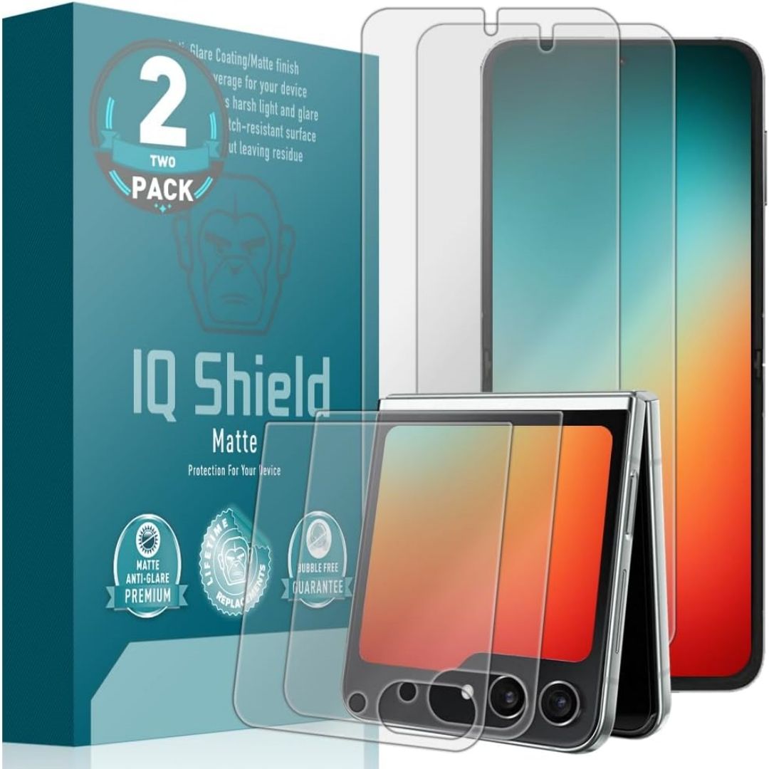 Protetor de tela fosco IQShield para Galaxy Z Flip 6