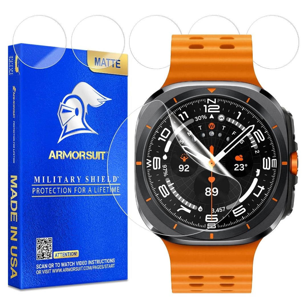 ArmorSuit MilitaryShield Película fosca para Galaxy Watch Ultra
