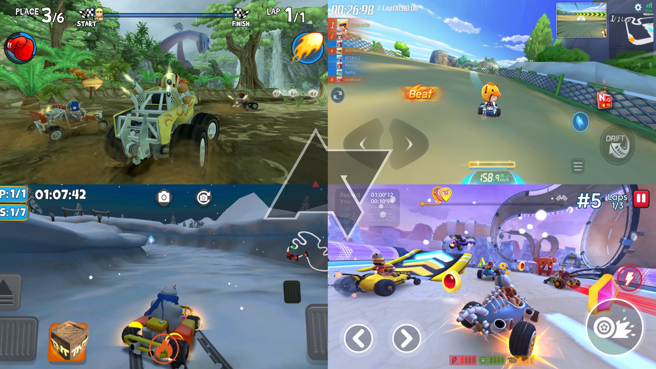 android-mario-kart-jogos-hero-beach-buggy-corrida-kartrider-rush-plus-moorhuhn-kart-starlit-sobre-rodas