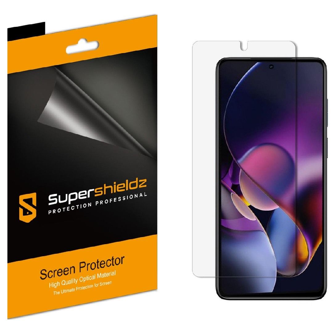 Uma renderização do protetor de tela Supershieldz PET para o Moto G Stylus (2024).