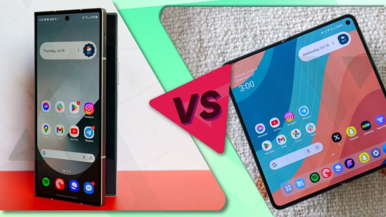 Samsung Galaxy Z Fold 6 vs. OnePlus Open: Uma decisão surpreendentemente difícil