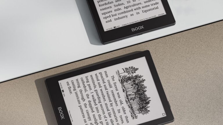 Boox lança o e-reader Go 6 com uma nova tela nítida