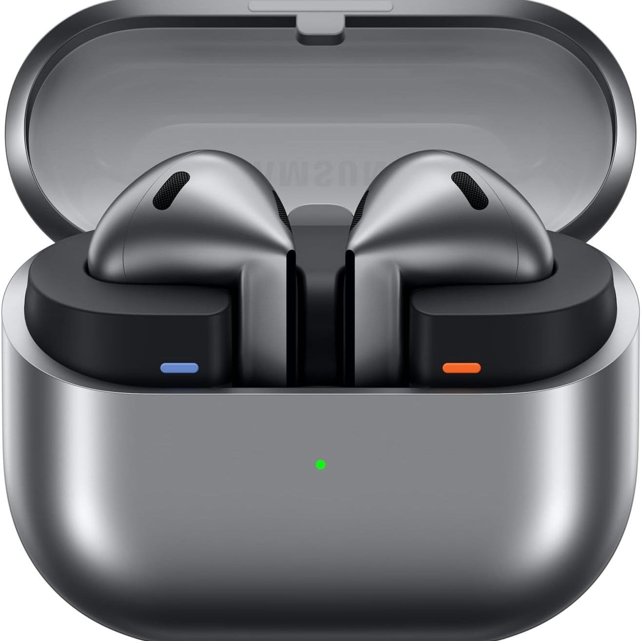 Renderização do Samsung Galaxy Buds 3 em estojo