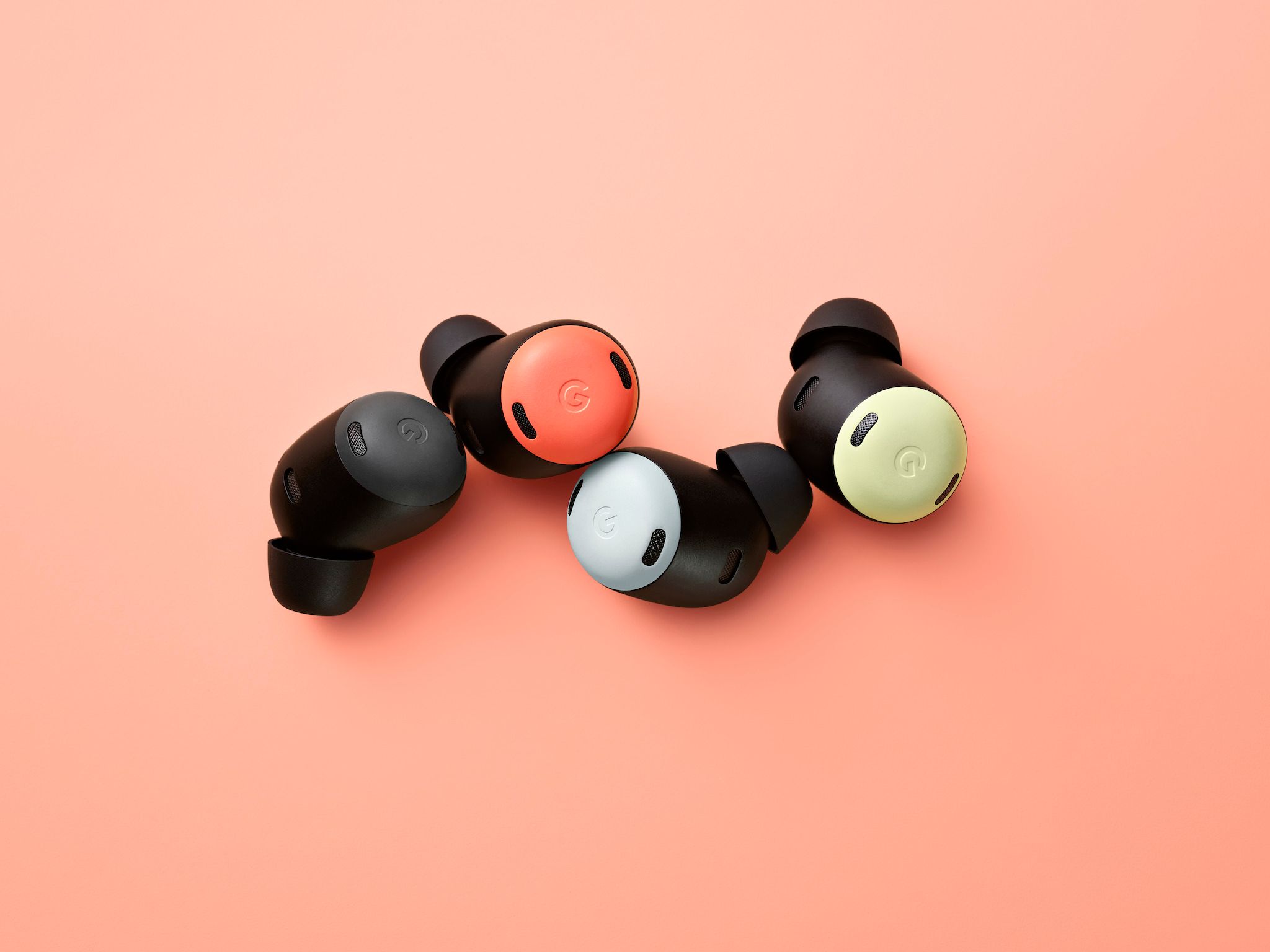 O Google Pixel Buds Pro 2 em todas as cores disponíveis