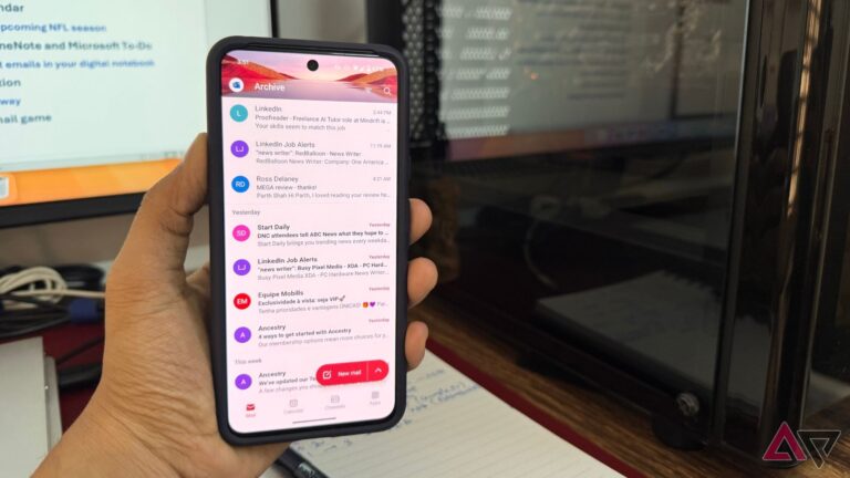 7 maneiras pelas quais prefiro o aplicativo Outlook ao Gmail no meu telefone Android