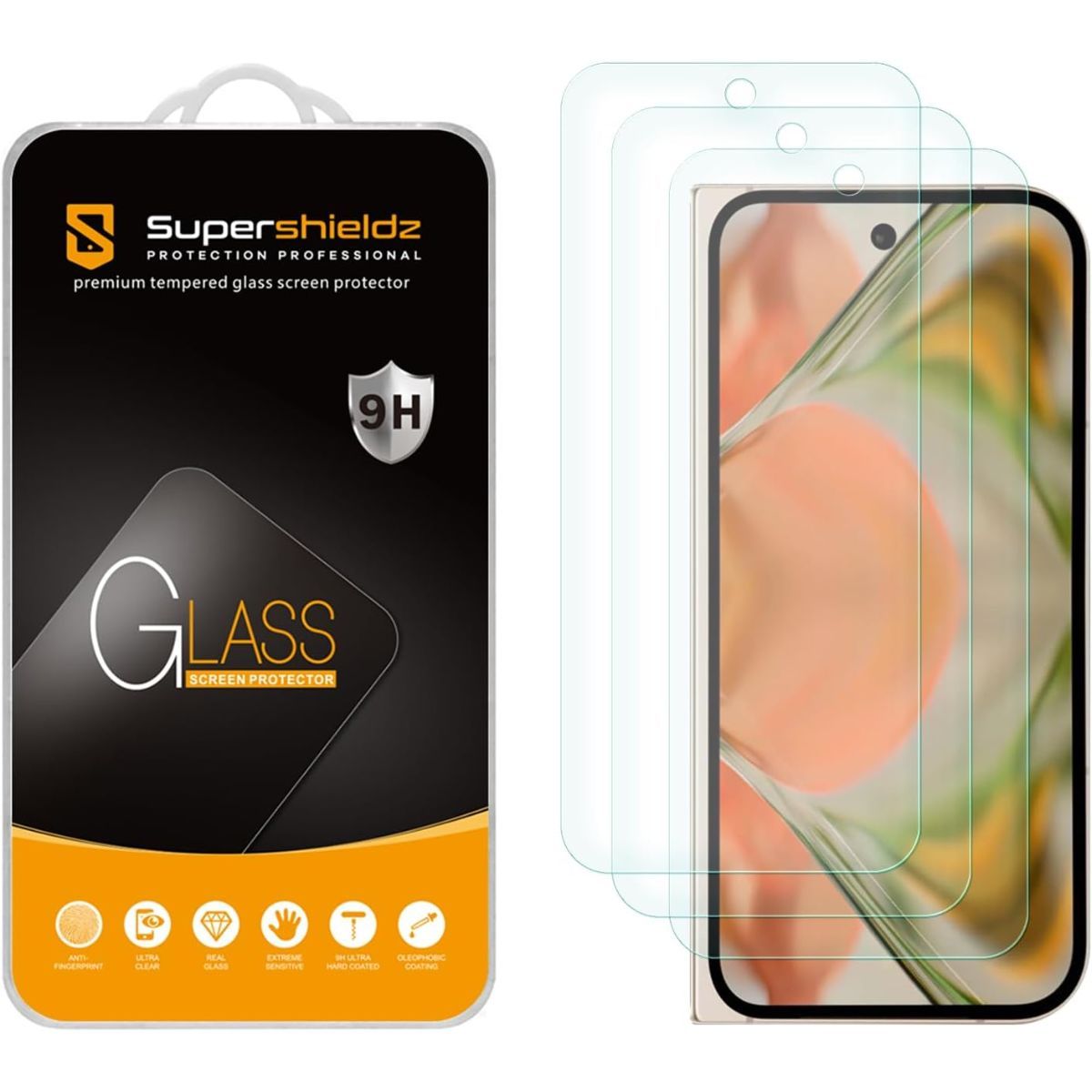 Vidro temperado Supershieldz para Pixel 9 Pro Fold