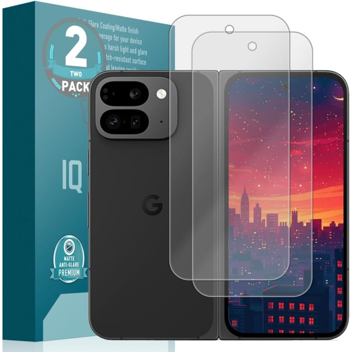 Protetor de tela fosco IQShield para Pixel 9 Pro Fold