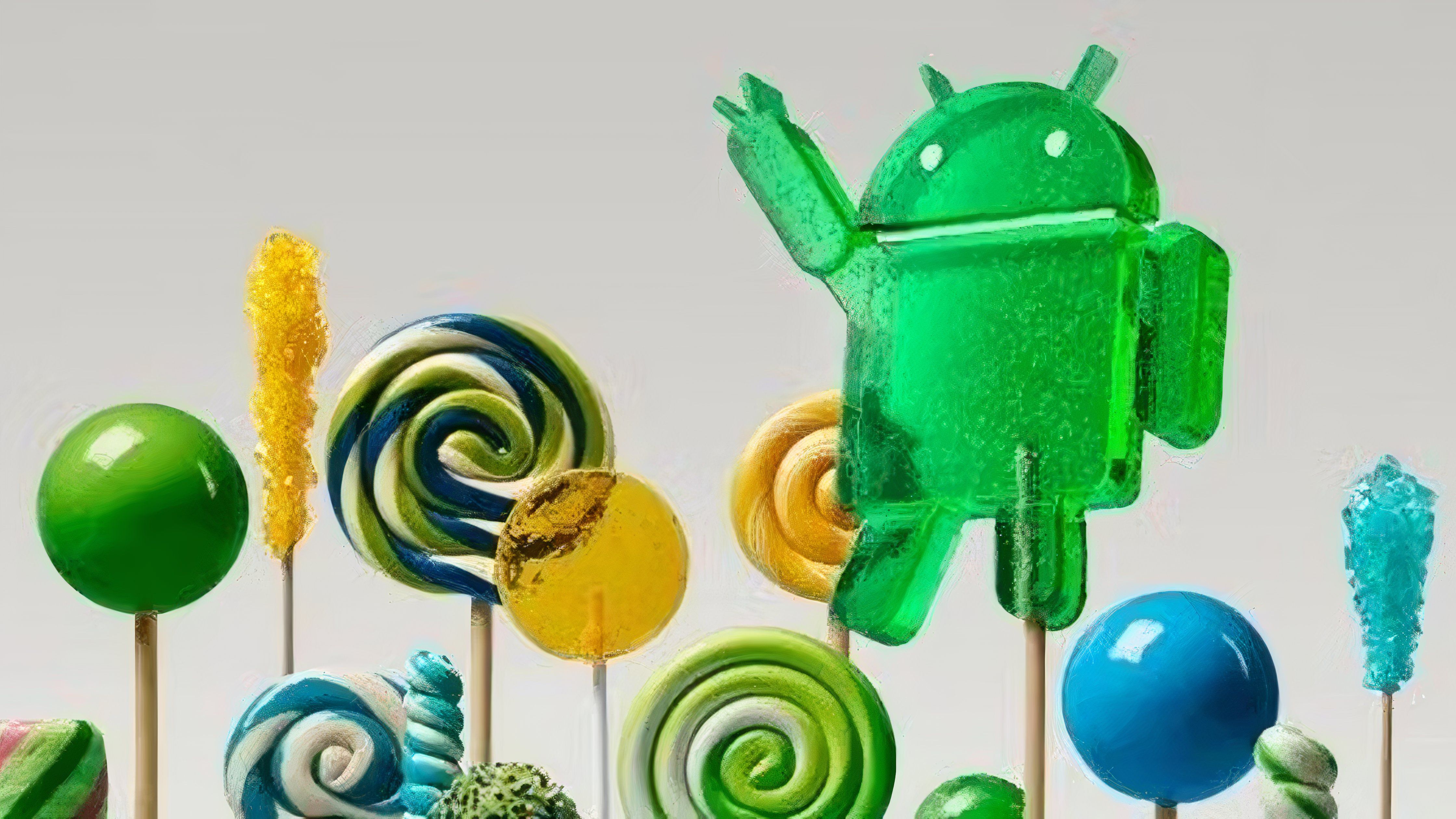 Imagem promocional do Android 5.0 Lollipop do Google.