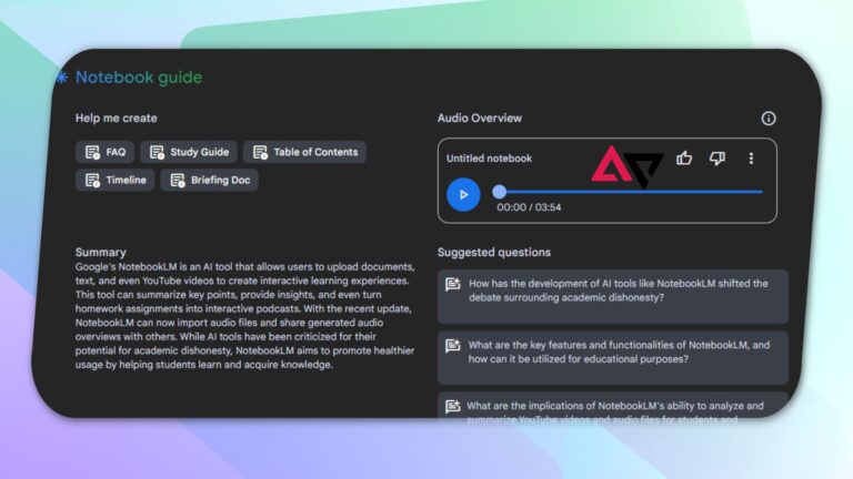 O NotebookLM do Google agora pode transformar gravações de áudio e vídeos do YouTube em podcasts interativos