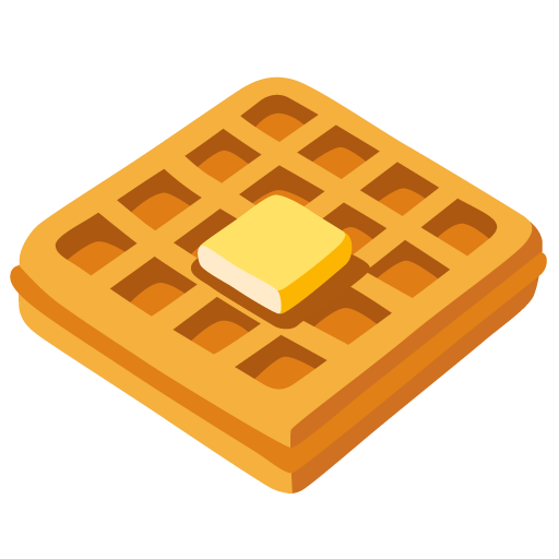 Imagem de emoji de waffle no Android