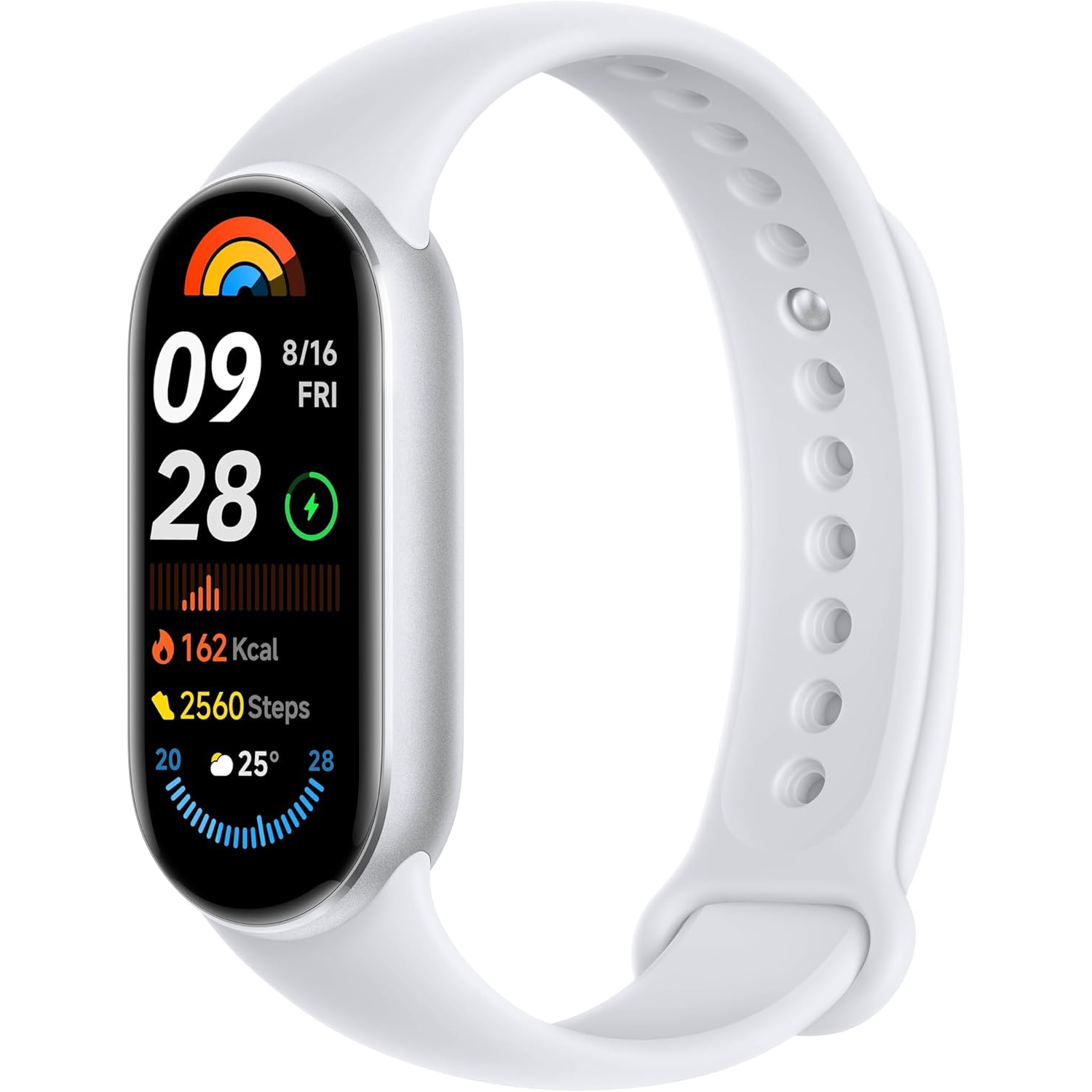 xiaomi smart band 9 render do produto em um fundo branco