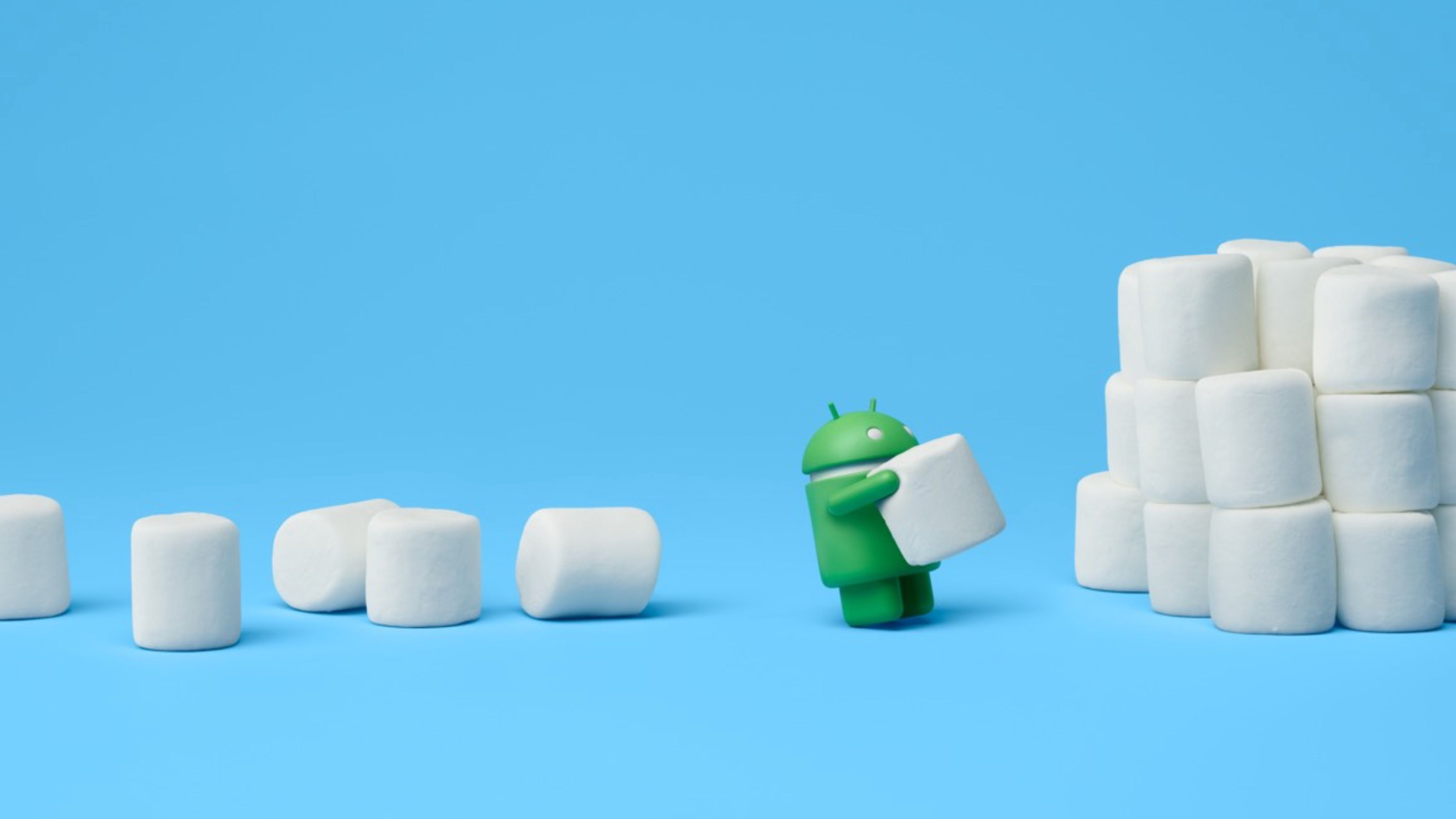 Uma imagem promocional da atualização do Android 6.0 Marshmallow.