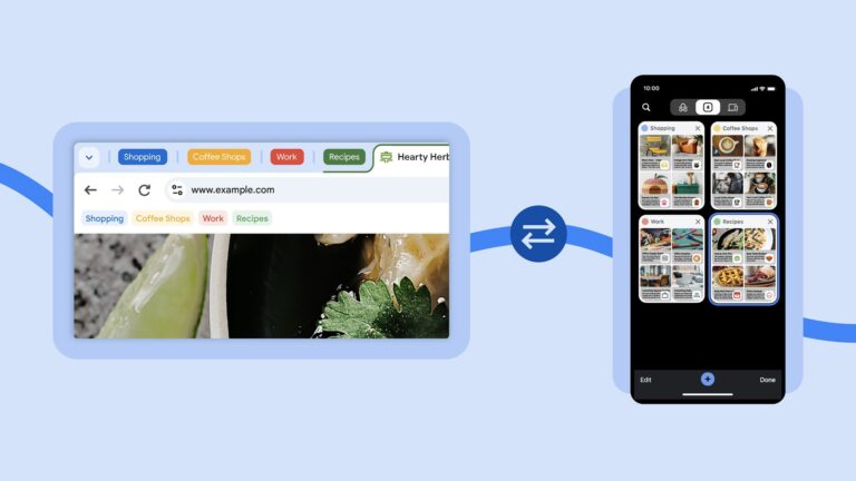 O Google Chrome agora sincroniza seus grupos de guias entre Android e desktop
