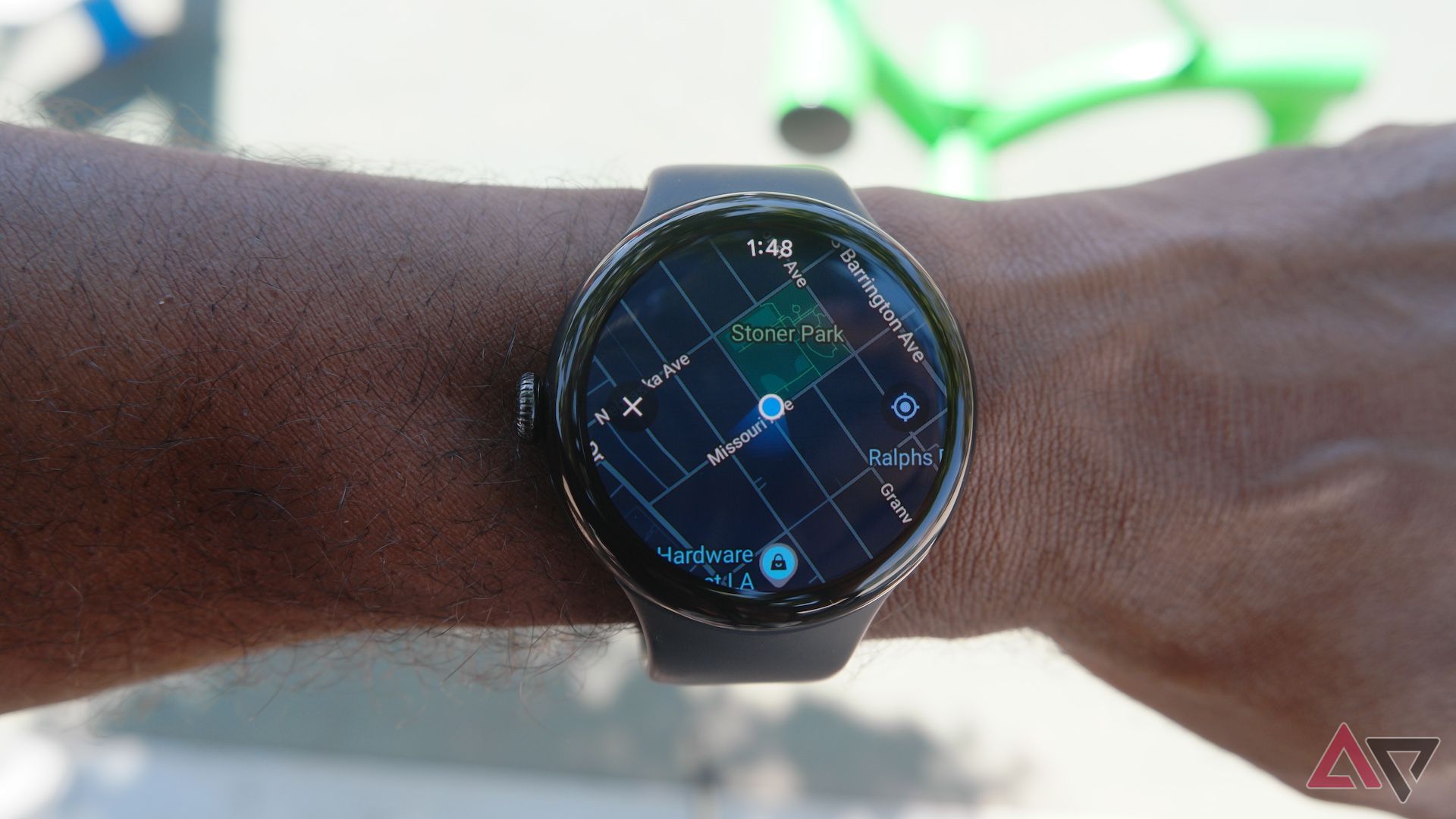 google pixel watch 3 exibindo mapas do google