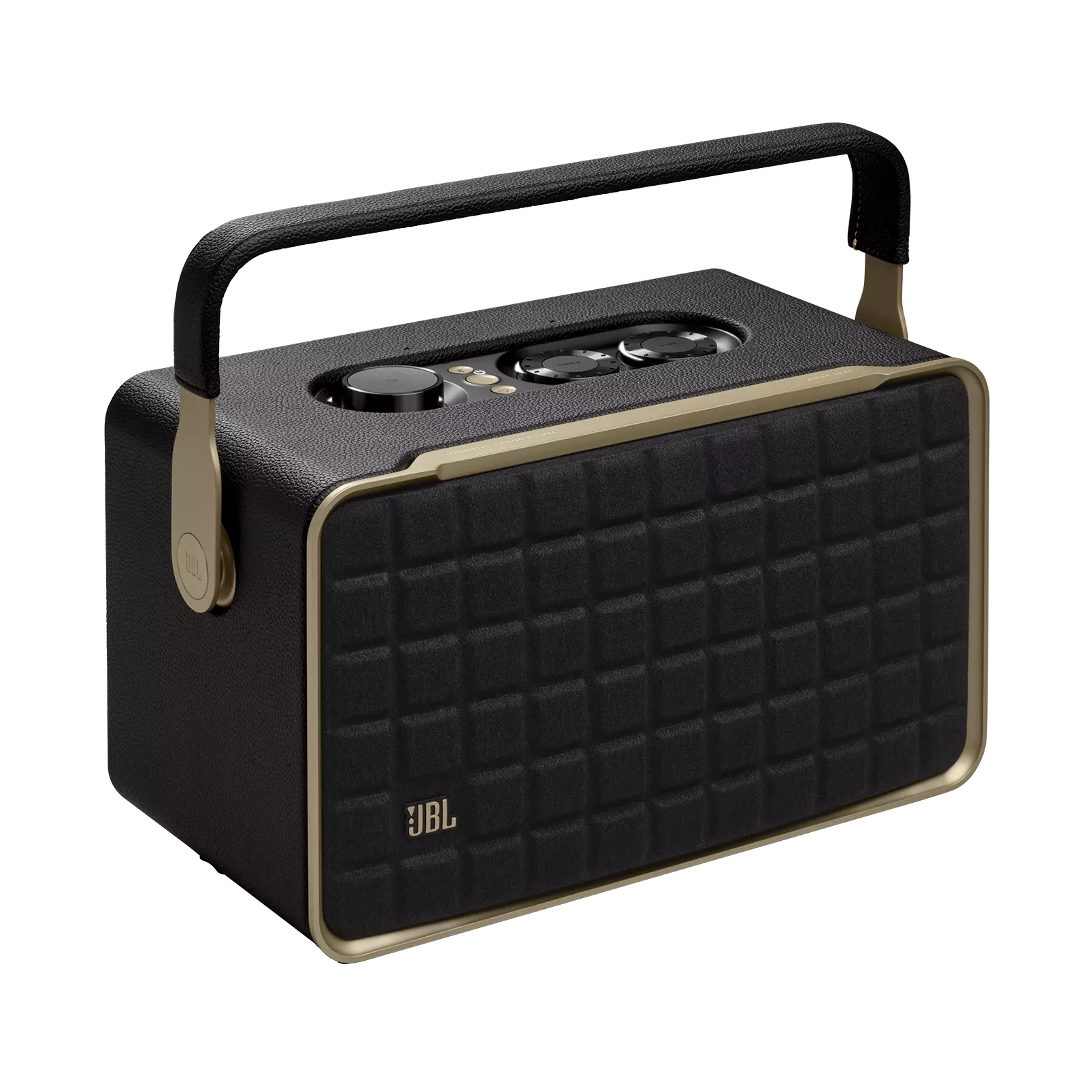 JBL AUTHENTICS 300 fundo branco em ângulo