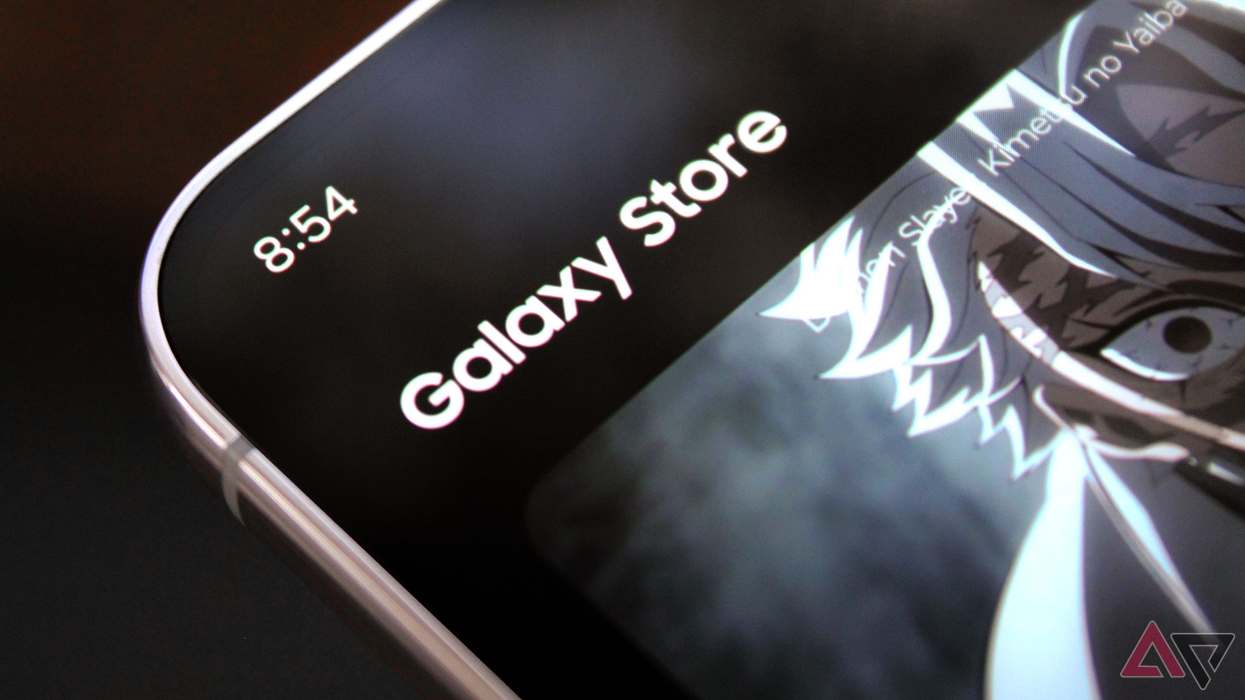 Foto da Galaxy Store em um Samsung Galaxy S23+.