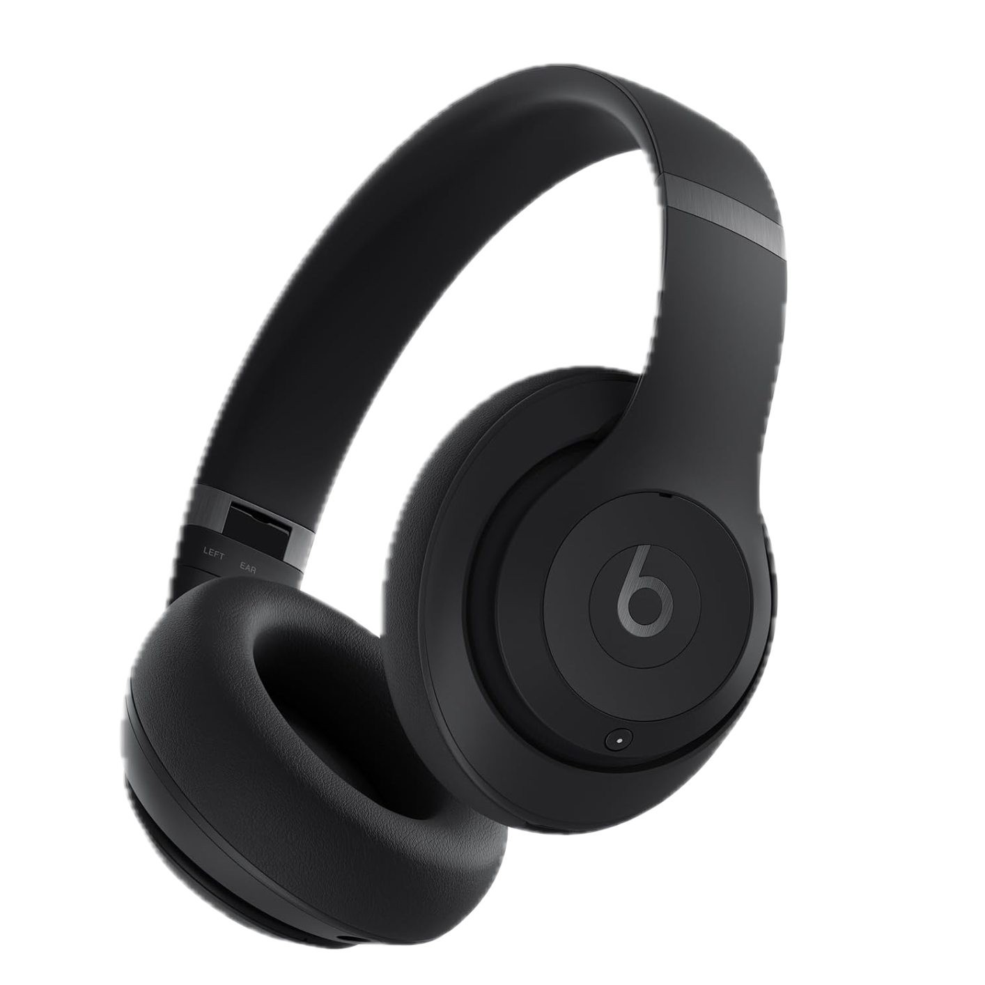 Beats Studio Pro preto sobre fundo branco