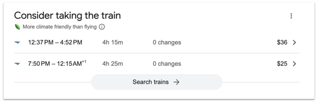 Considere pegar o trem Amtrak