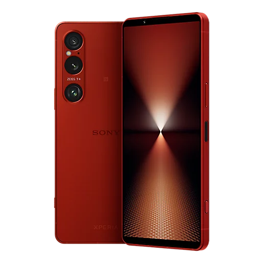 Renderização do Sony Xperia 1 VI em sua nova colorway Scarlet.