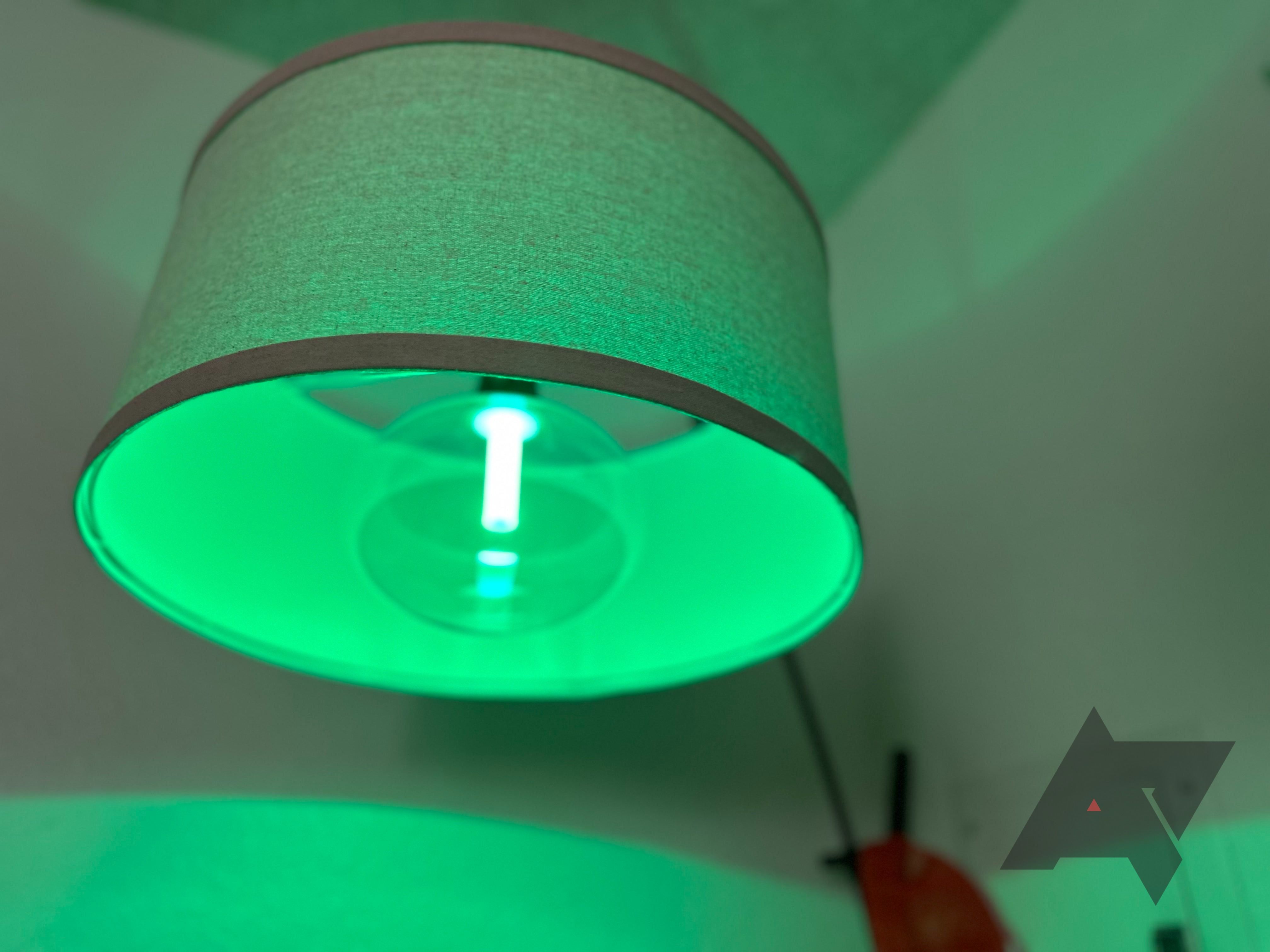 Philips Lightguide Ellipse, verde, de baixo para cima