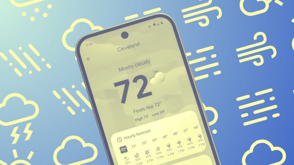 Seu antigo Pixel 6 agora pode obter o novo aplicativo Pixel Weather