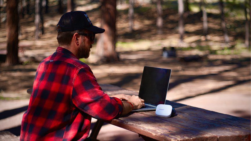 Acesso à Internet hotspot TravlFi