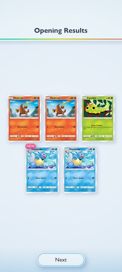 cartas de Pokémon no jogo TCG Pocket no Android