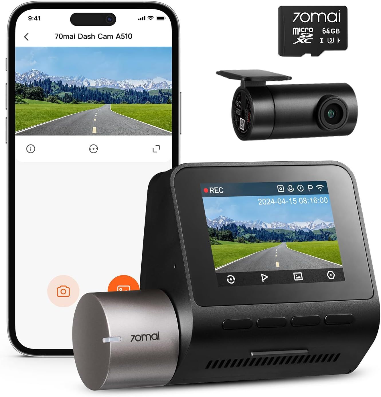 Produto 70mai Dash Cam A510