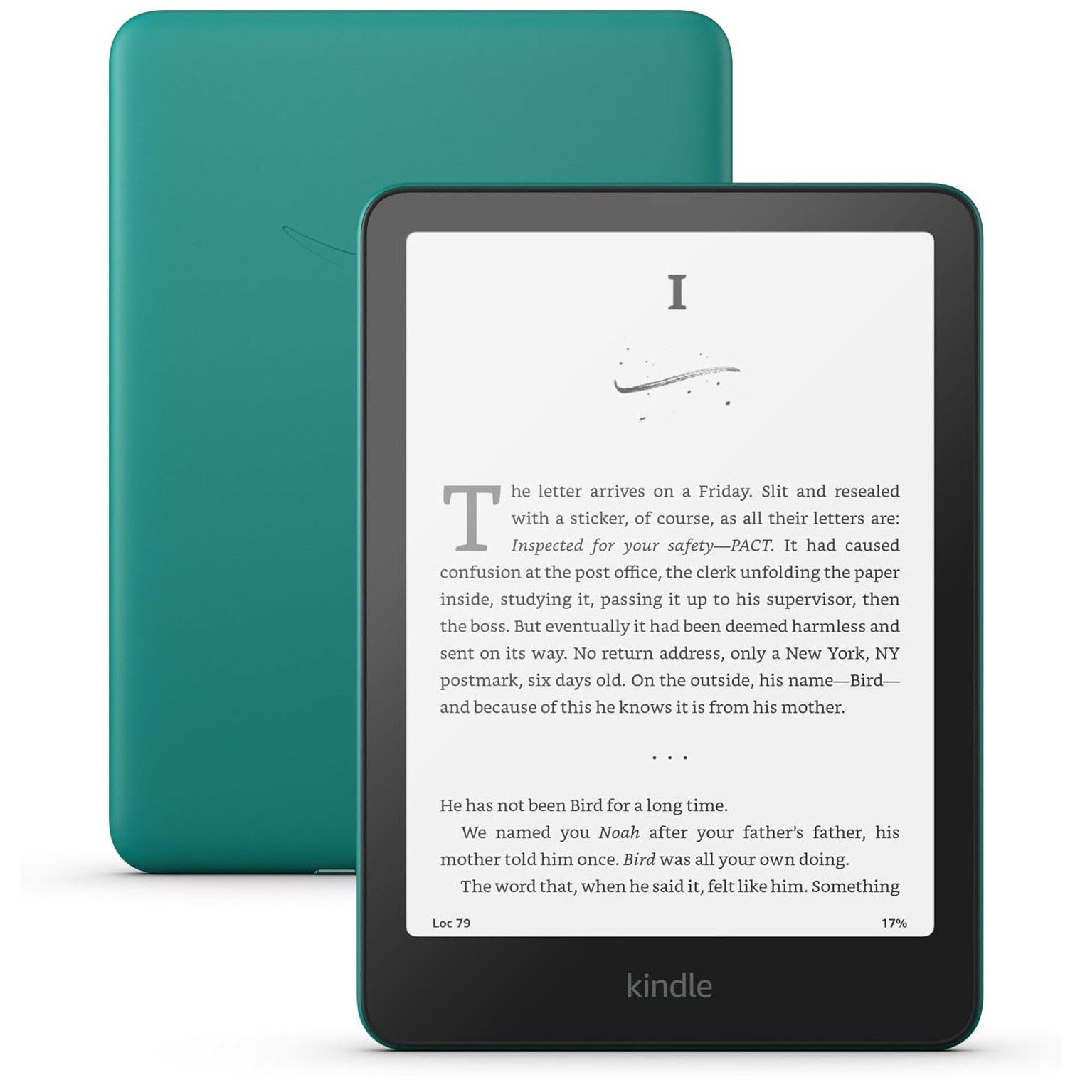 kindle paperwhite 2024 em um fundo branco