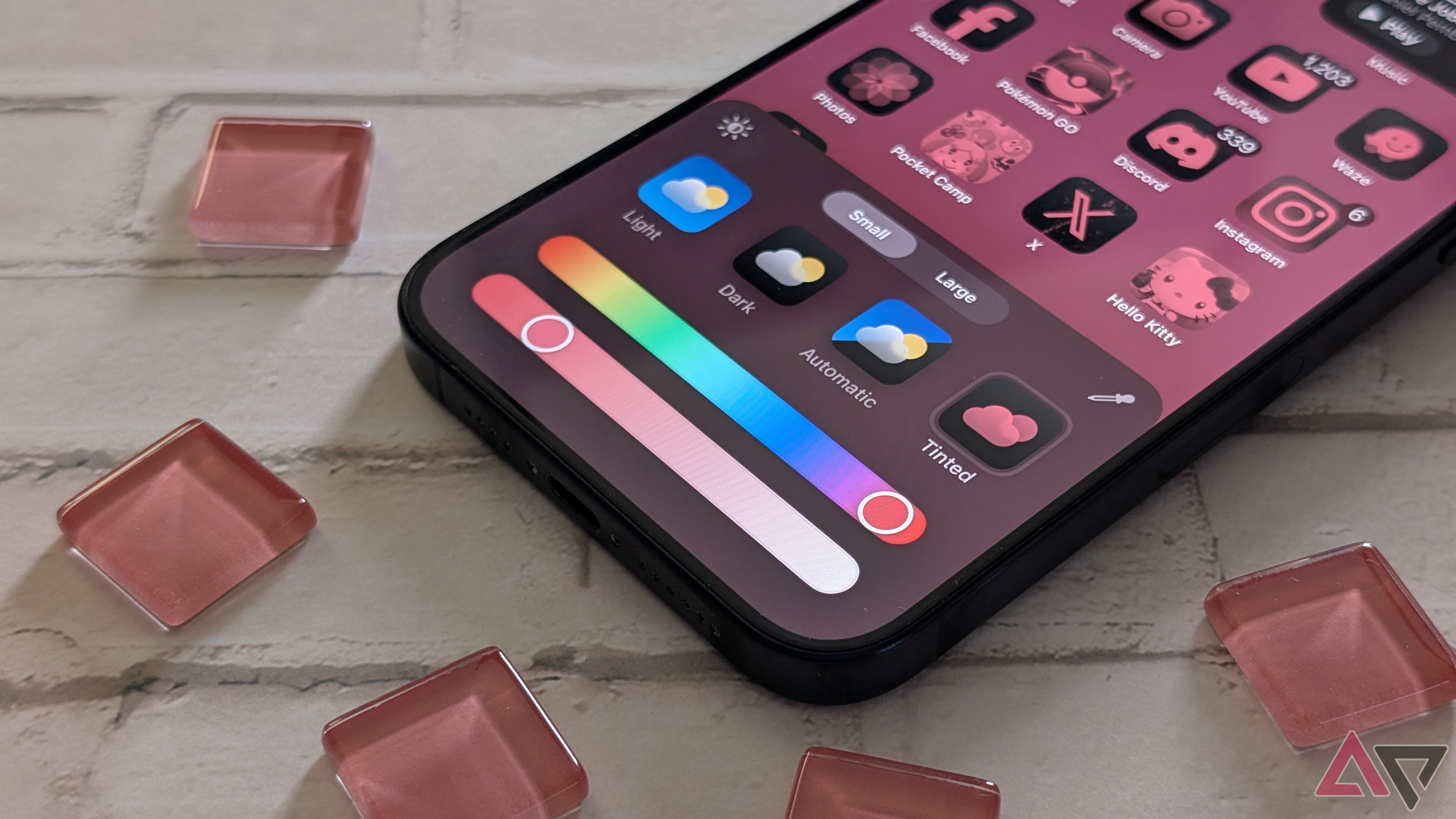 Ícones coloridos no iOS 18