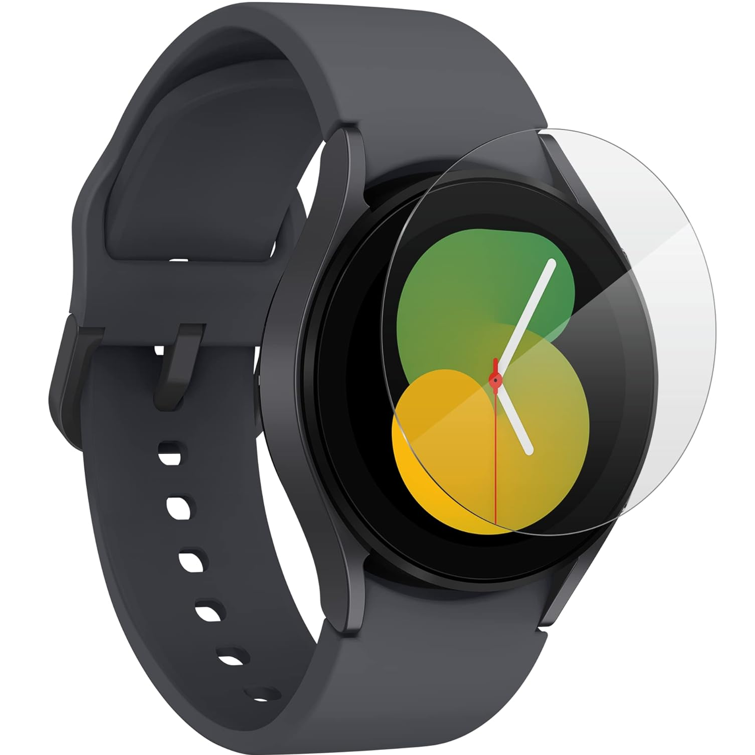 ZAGG InvisbleShield Fusion compatível com Galaxy 5 Watch pequeno (40 mm).