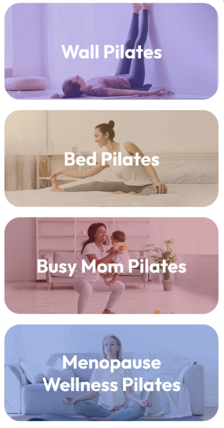 Índice do treino de Pilates em casa