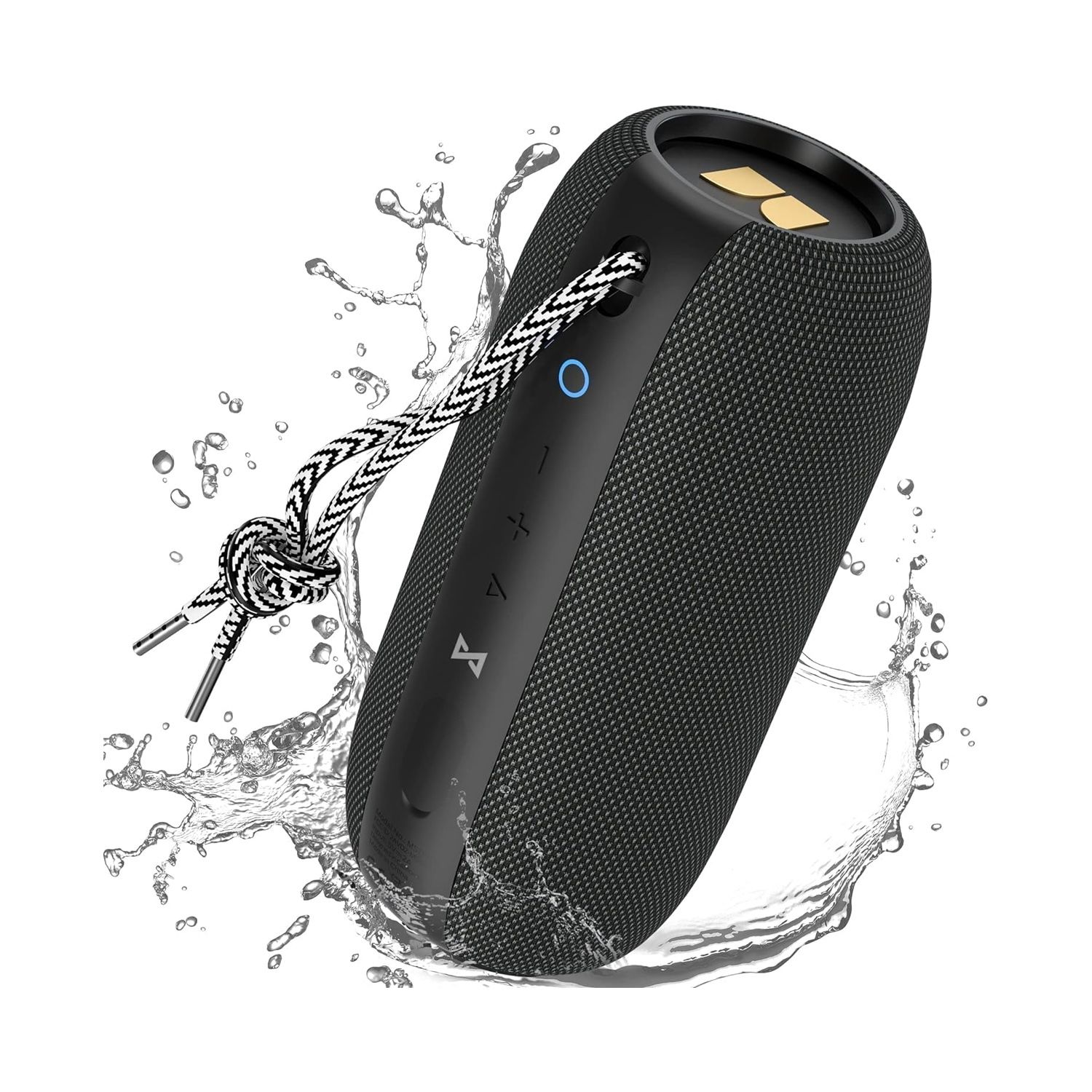 O alto-falante Bluetooth Monster S320 contra um fundo branco.