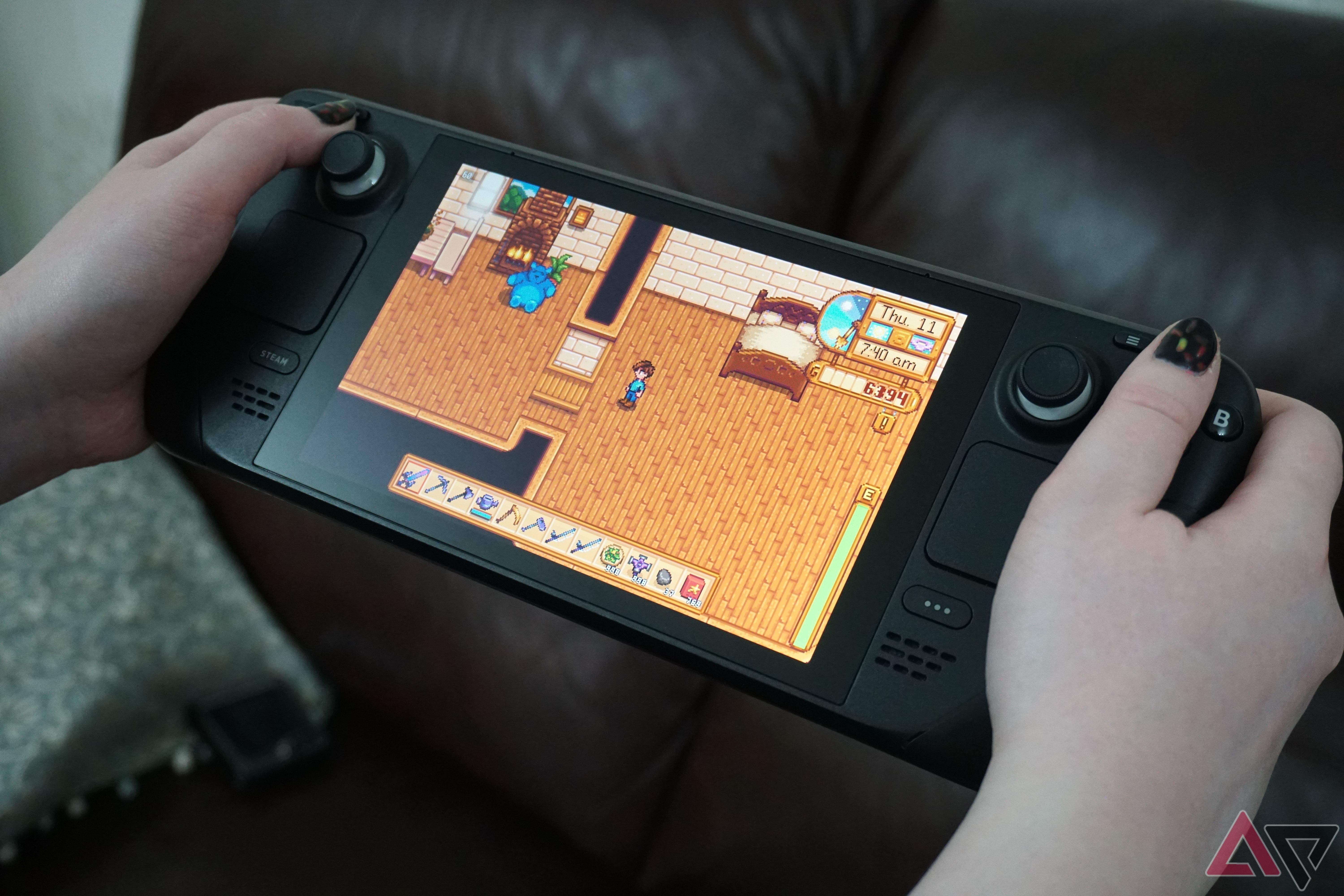 Uma foto de um Steam Deck