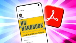 Adobe Acrobat AI Assistant no celular é ótimo