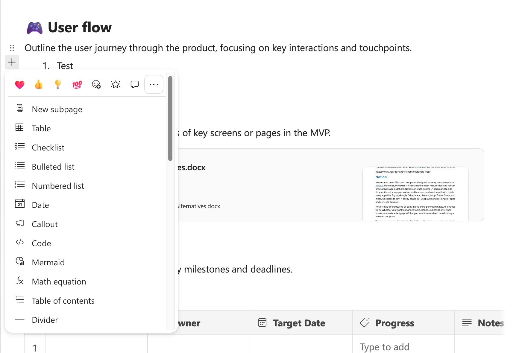 Opções de formatação em Loop